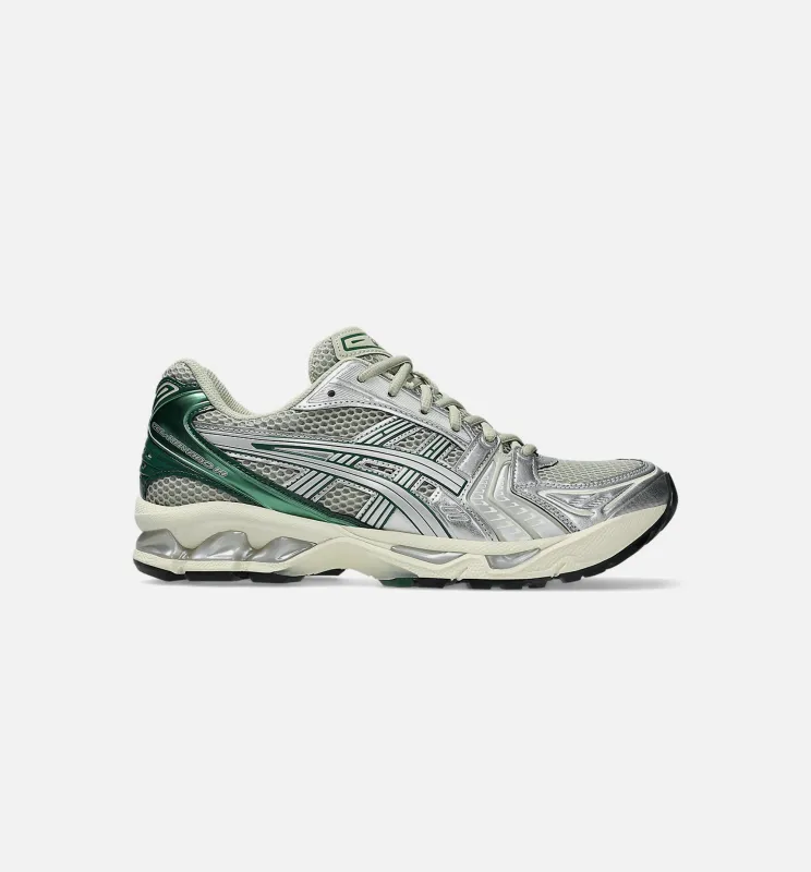 Gel Kayano 14 Mens Lifestyle Shoe - Dried Leaf Green/Pure Slver made by Asics