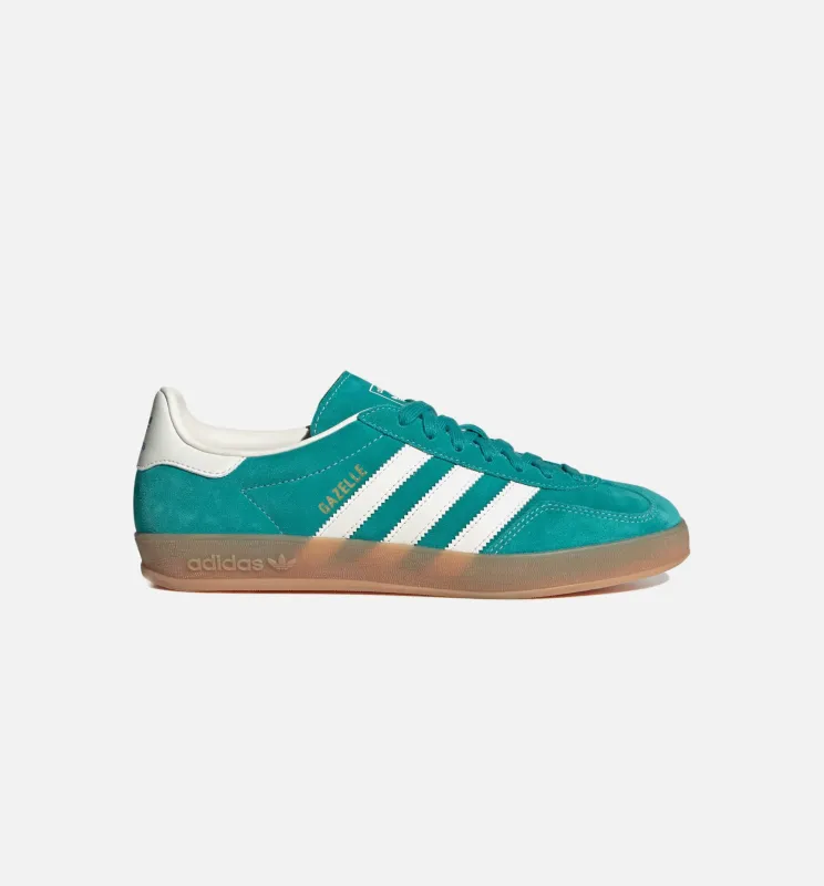 Gazelle Indoor Mens Lifestyle Shoe - Pure Teal/Off White/Gold sold by Nice Kicks Retail