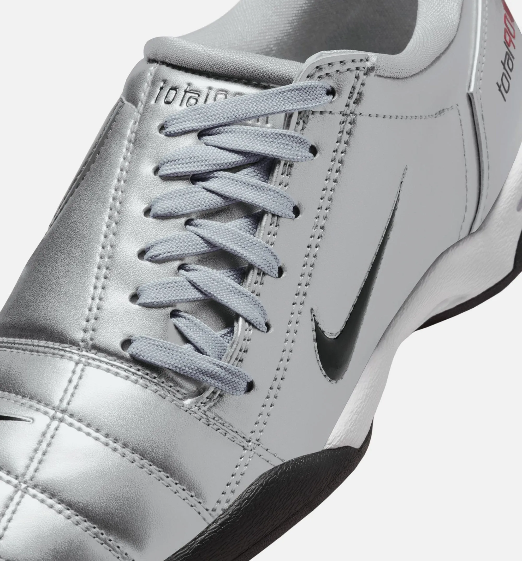 Total 90 Womens Lifestyle Shoe - Metallic Silver/University Red/White/Black sold by Nice Kicks Retail product image thumbnail 3