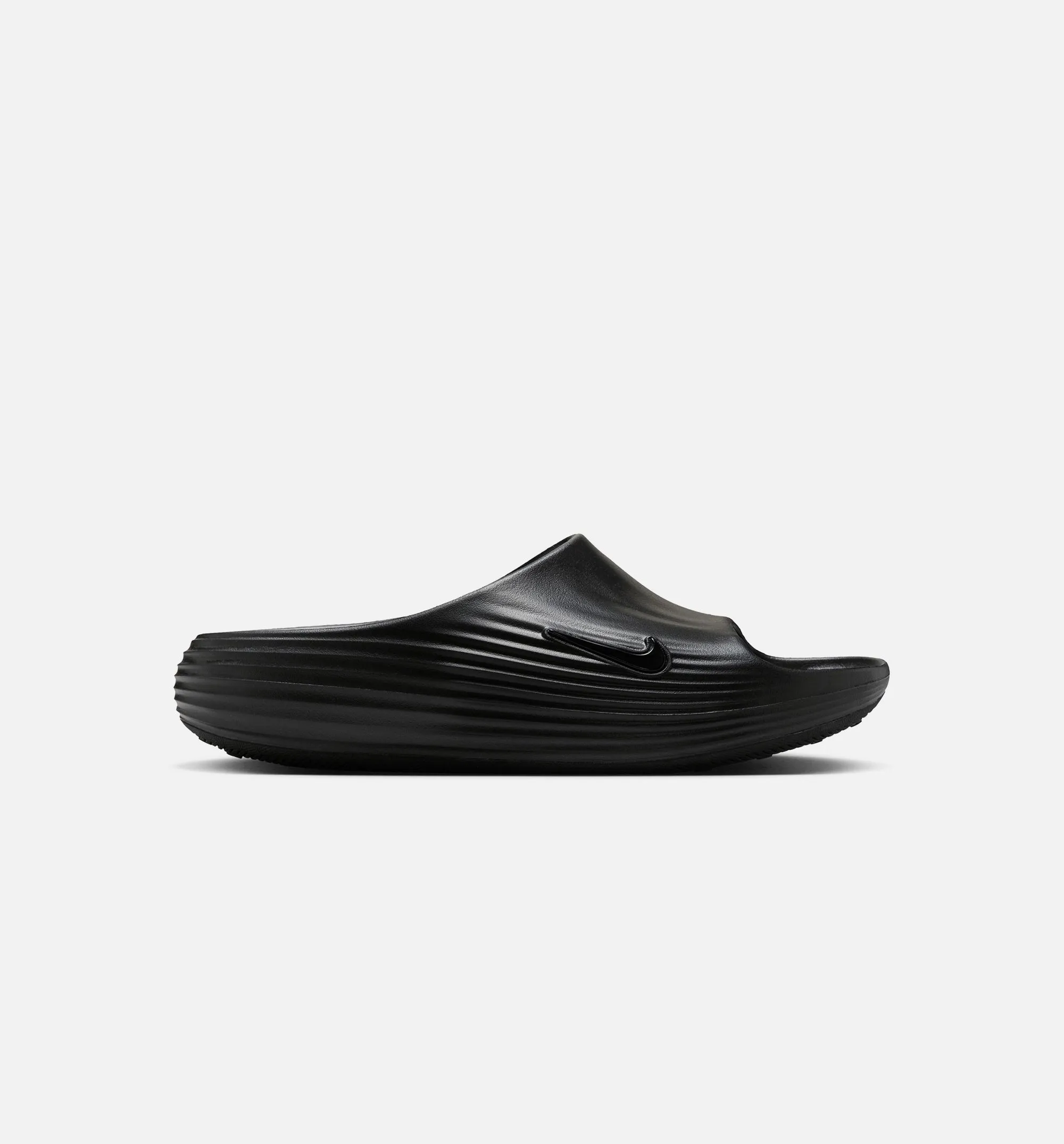 ReactX Rejuven8 Mens Slide - Black/Black/Black sold by Nice Kicks Retail