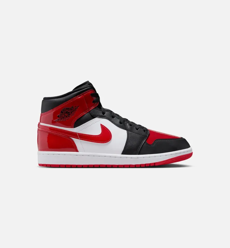 Air Jordan 1 Mid SE Mens Lifestyle Shoe - Black/White/Varsity Red sold by Nice Kicks Retail
