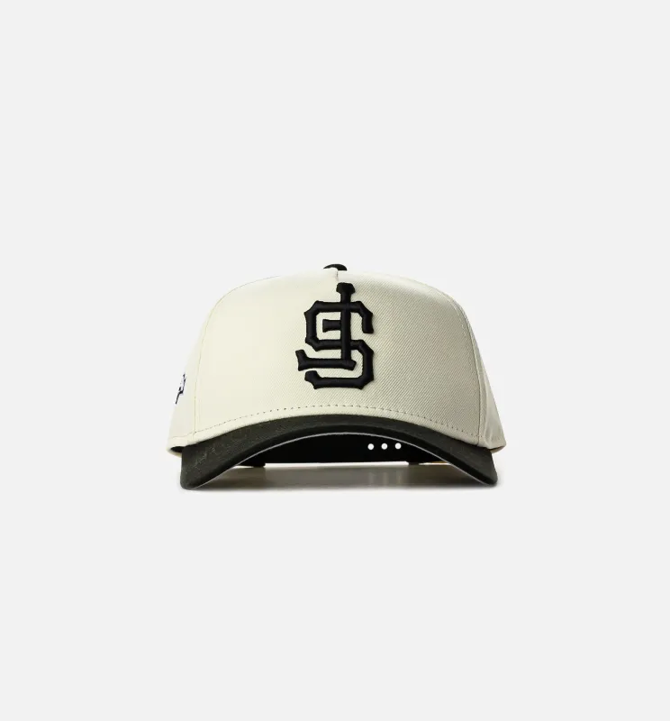 San Francisco Giants 940AF Upside Down Snapback Mens Hat - Beige/Black sold by Nice Kicks Retail