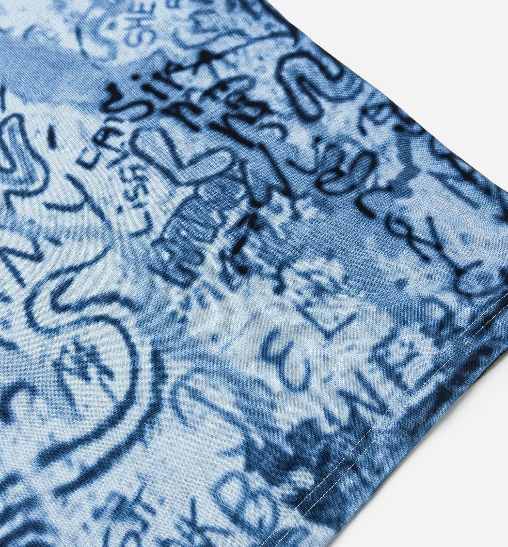AJ 85 Graphic Mens Short Sleeve Shirt - Blue/Black sold by Nice Kicks Retail product image thumbnail 4