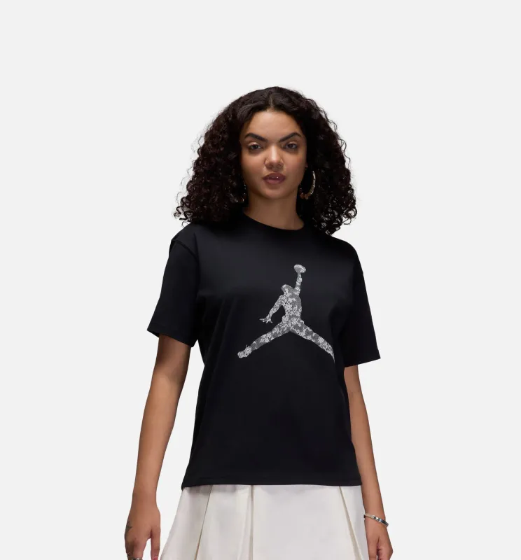 Brooklyn Graphic Womens Short Sleeve Shirt - Black/White made by Jordan