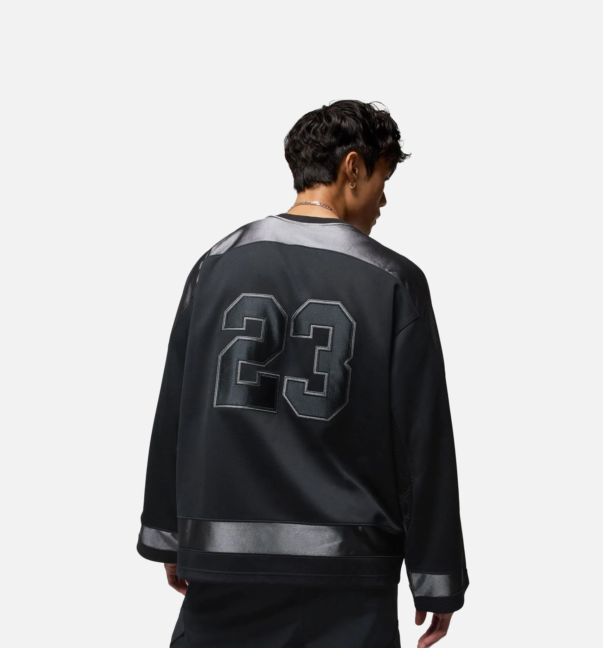 Brooklyn Collegiate Hockey Mens Jersey - Black/Iron Grey/Iron Grey sold by Nice Kicks Retail product image thumbnail 2