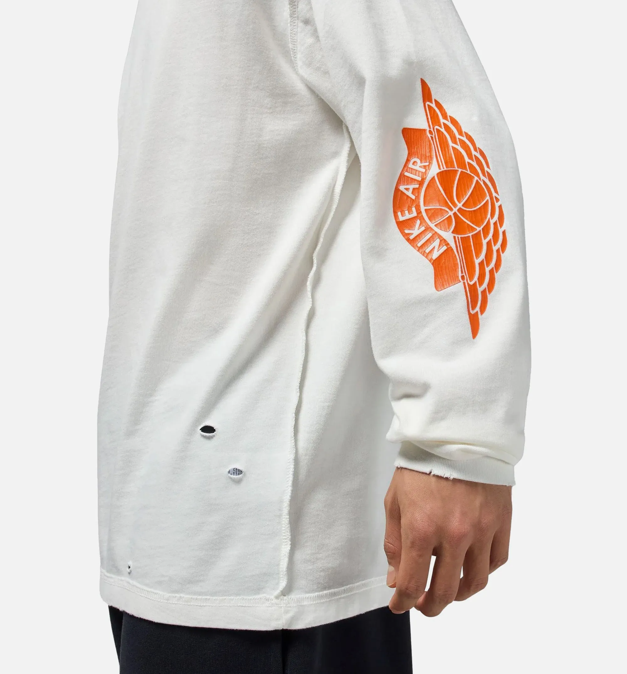 Rare Air Washed 85 Mens Long Sleeve - Sail/Brilliant Orange sold by Nice Kicks Retail product image thumbnail 4
