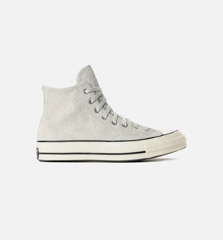Chuck 70 Suede High Top Mens Lifestyle Shoe - Egret/Black made by Converse