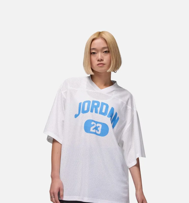 Brooklyn 23 Mesh Womens Jersey - White/University Blue sold by Nice Kicks Retail