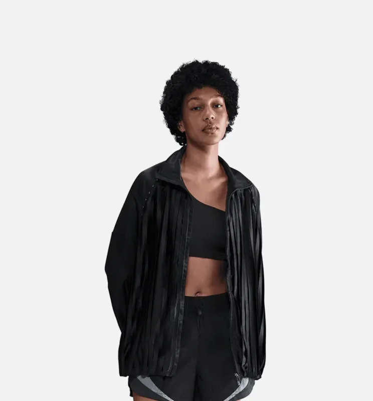 NSW Pleated Track Womens Jacket - Black made by Nike