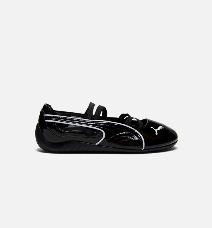 Speedcat Ballet Glossy Womens Lifestyle Shoe - Black Glossy made by Puma
