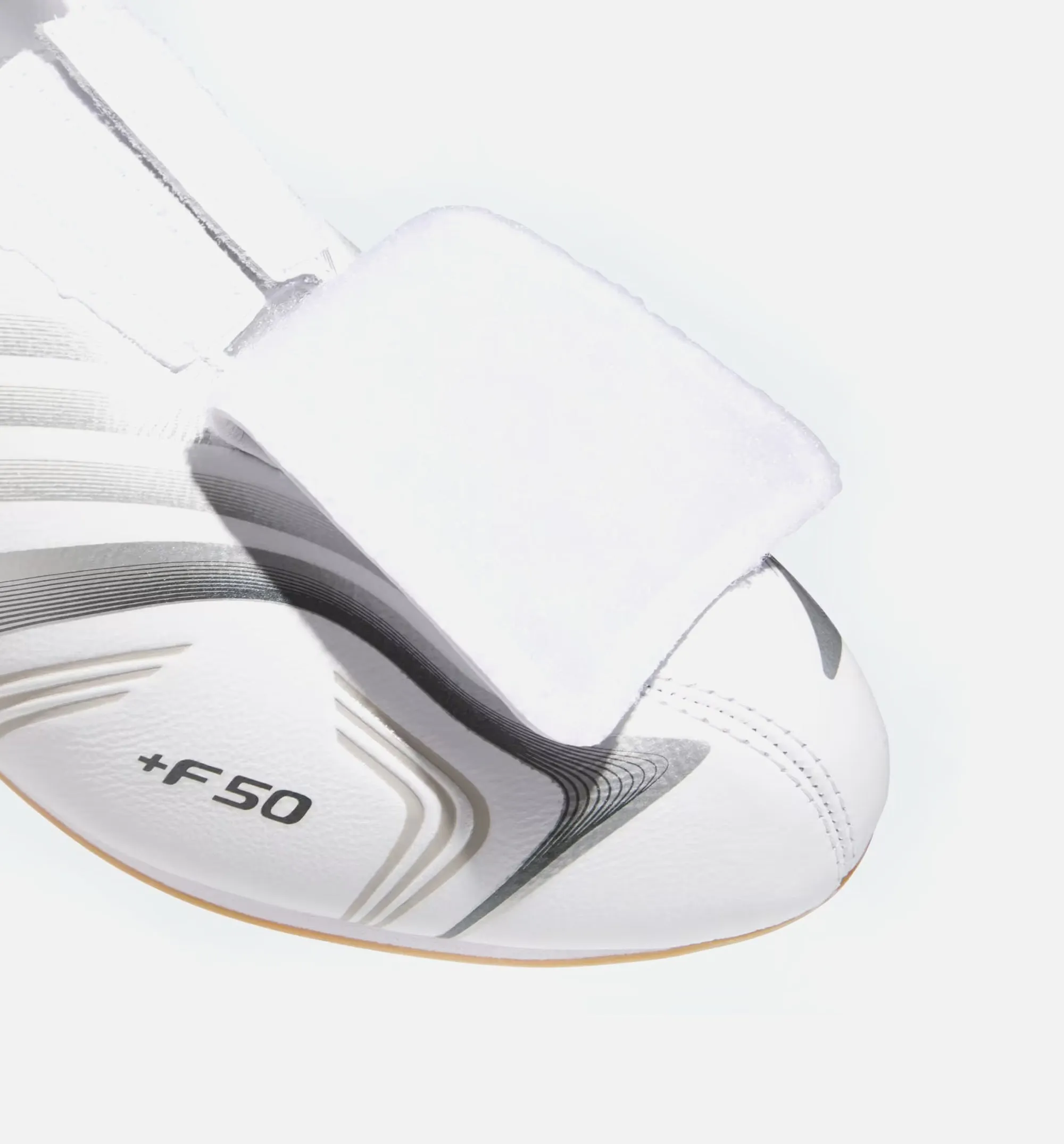 Taekwondo F50 Womens Lifestyle Shoe - Cloud White/Silver Metallic/Iron Metallic sold by Nice Kicks Retail product image thumbnail 2