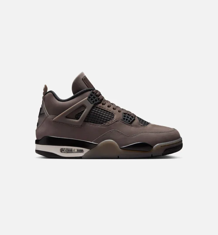 Air Jordan 4 Retro Cave Stone And Black Mens Lifestyle Shoe - Cave Stone/Black/Moon Particle sold by Nice Kicks Retail