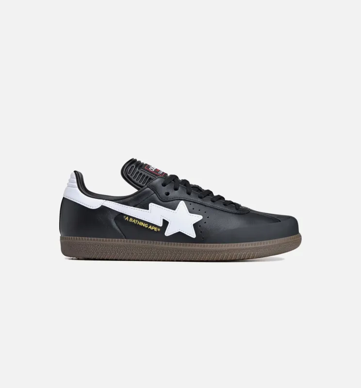 Samba Bape Mens Lifestyle Shoe - Core Black/Cloud White/Gum sold by Nice Kicks Retail