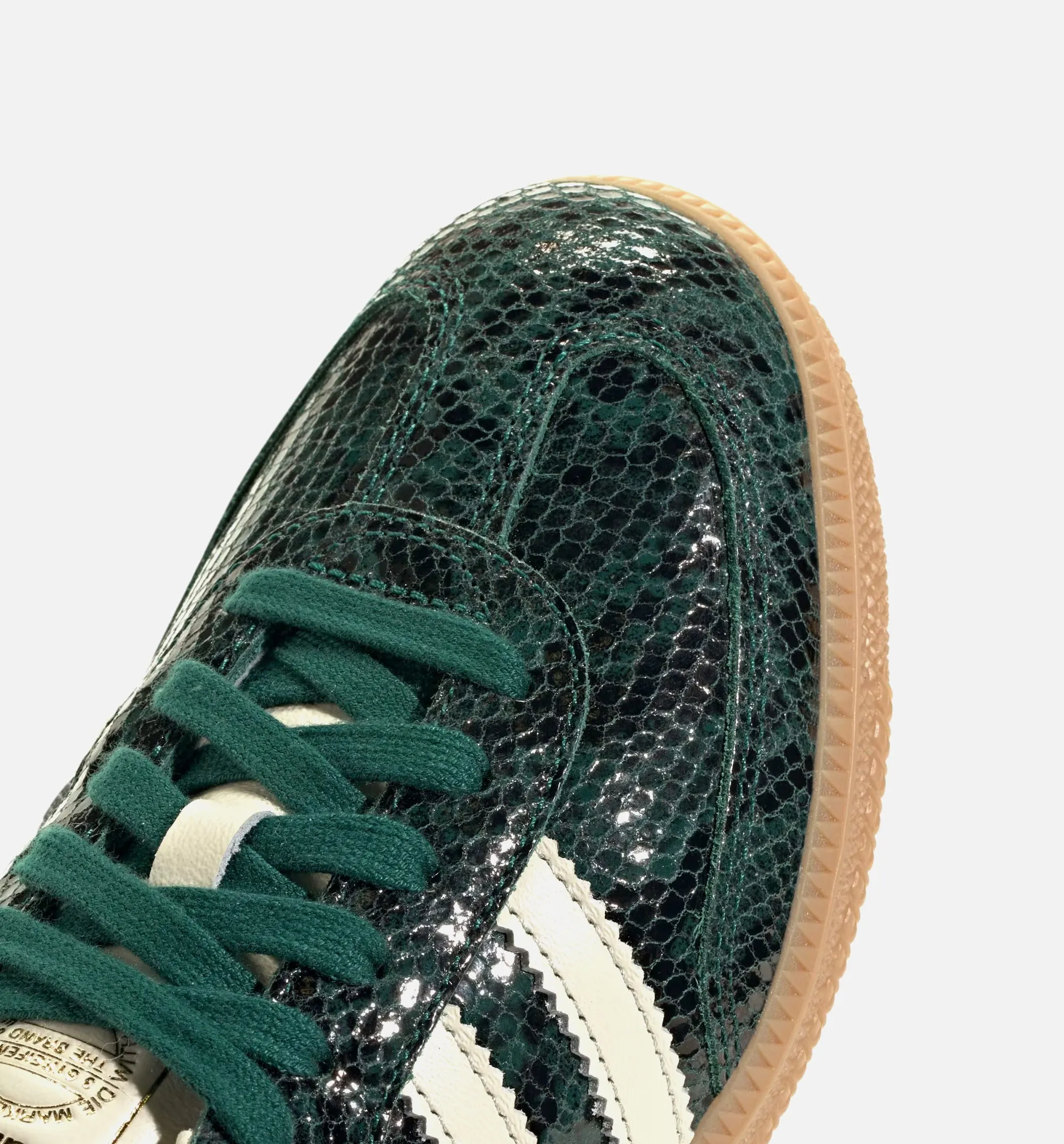 Samba OG Snakeskin Womens Lifestyle Shoe - Cream White/Cream White/Collegiate Green sold by Nice Kicks Retail product image thumbnail 2