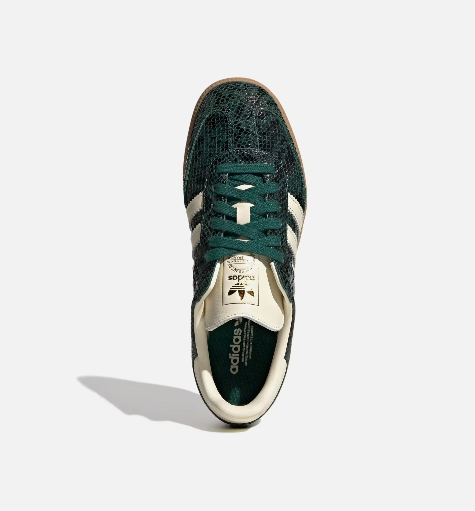 Samba OG Snakeskin Womens Lifestyle Shoe - Cream White/Cream White/Collegiate Green sold by Nice Kicks Retail product image thumbnail 4