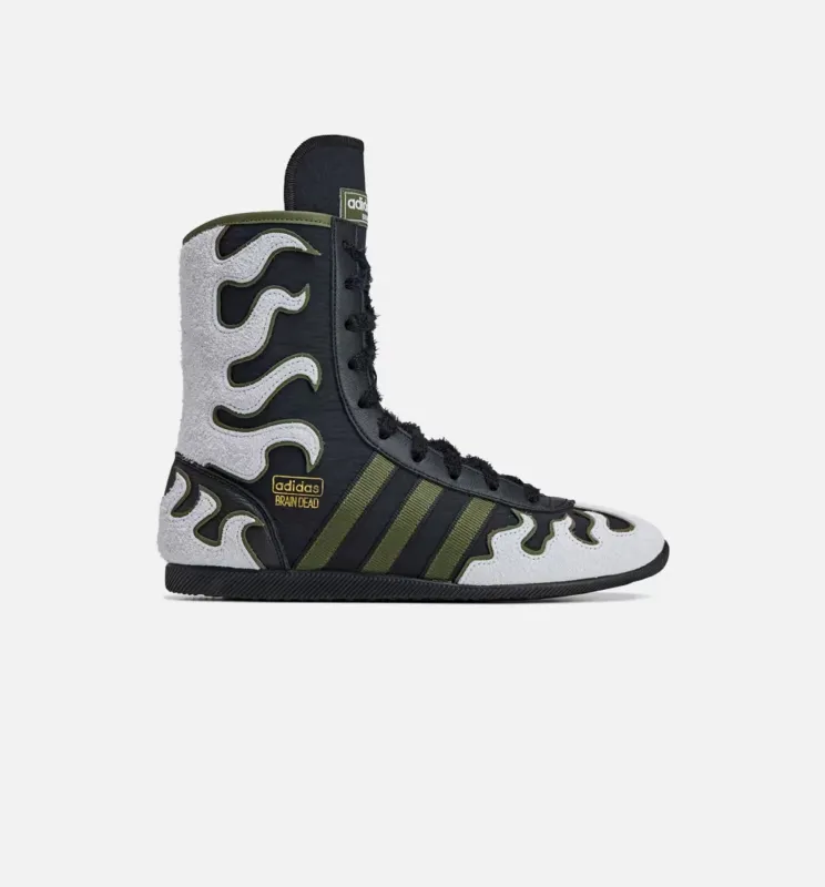 Brain Dead x Japan High Mens Lifestyle Shoe - Core Black/Crystal White/Gold Metallic sold by Nice Kicks Retail