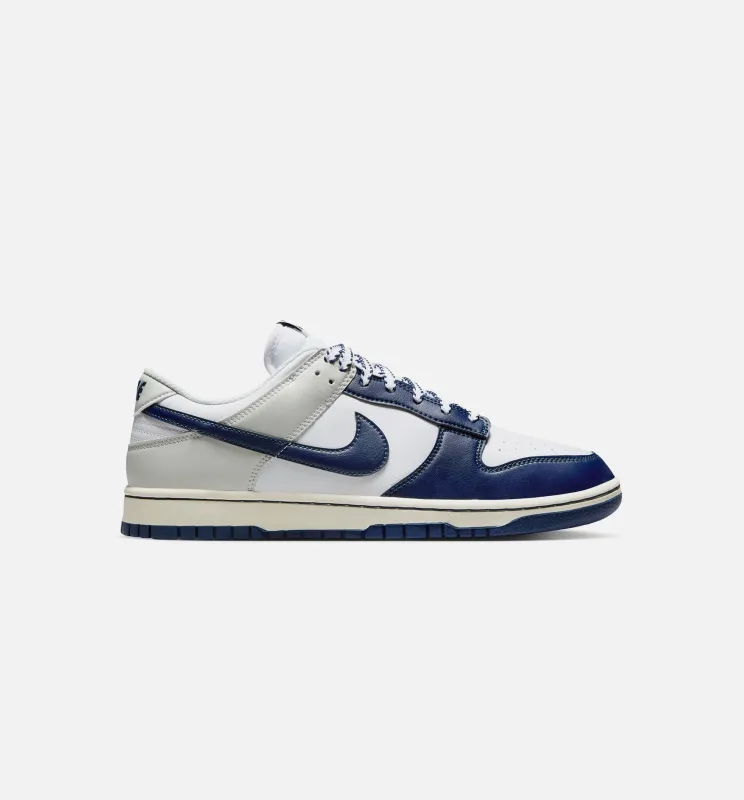 Dunk Low Mens Lifestyle Shoe - White/Midnight Navy/Photon Dust/Coconut Milk made by Nike