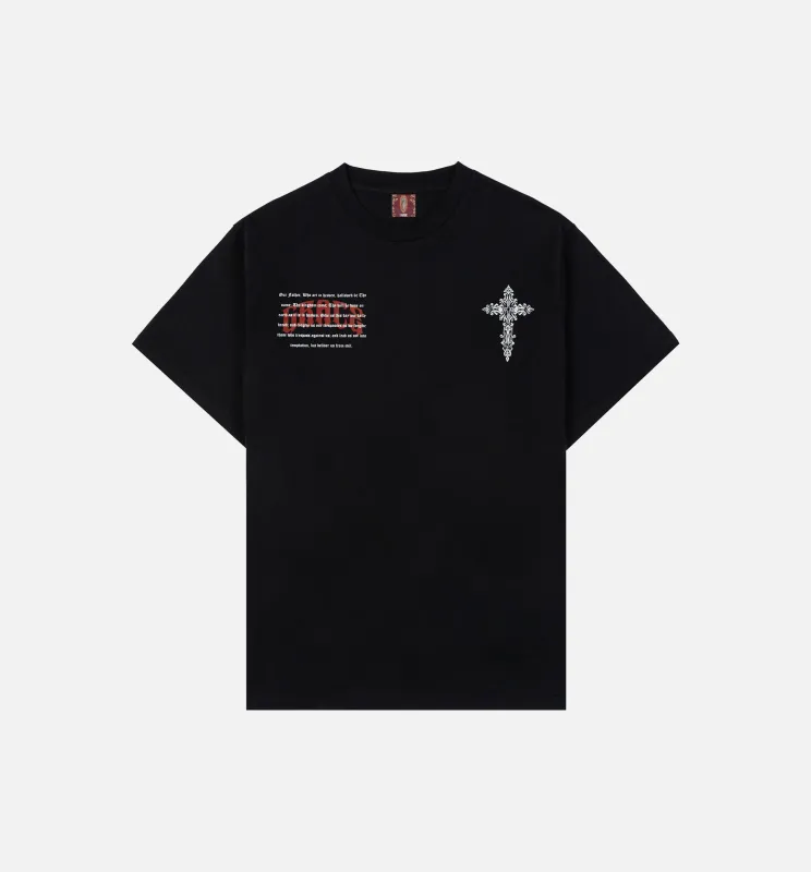 The Lady Of Guadalupe Mens Short Sleeve Shirt - Black/Cream made by Nice Kicks Retail