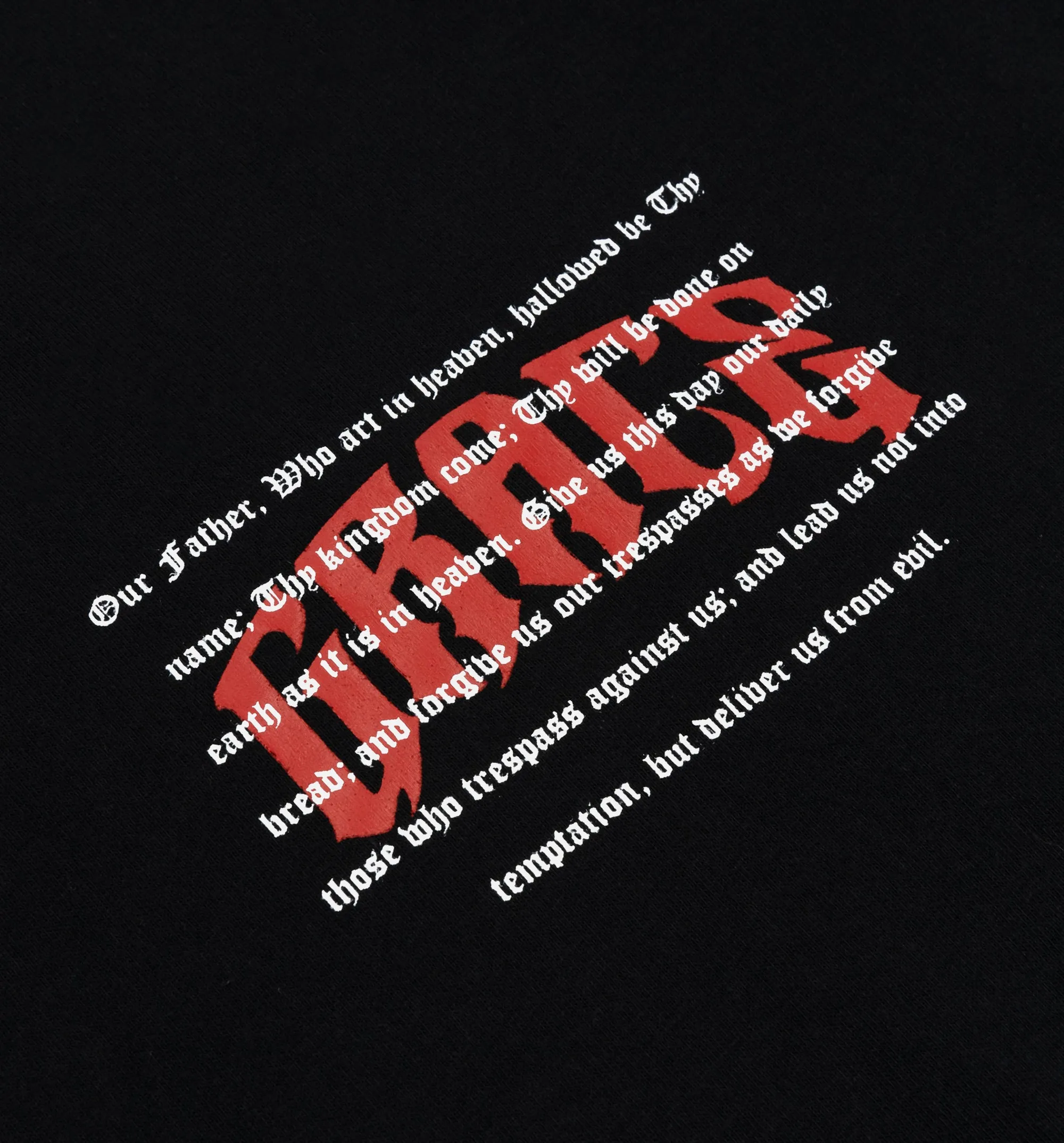 The Lady Of Guadalupe Mens Short Sleeve Shirt - Black/Cream sold by Nice Kicks Retail product image thumbnail 3