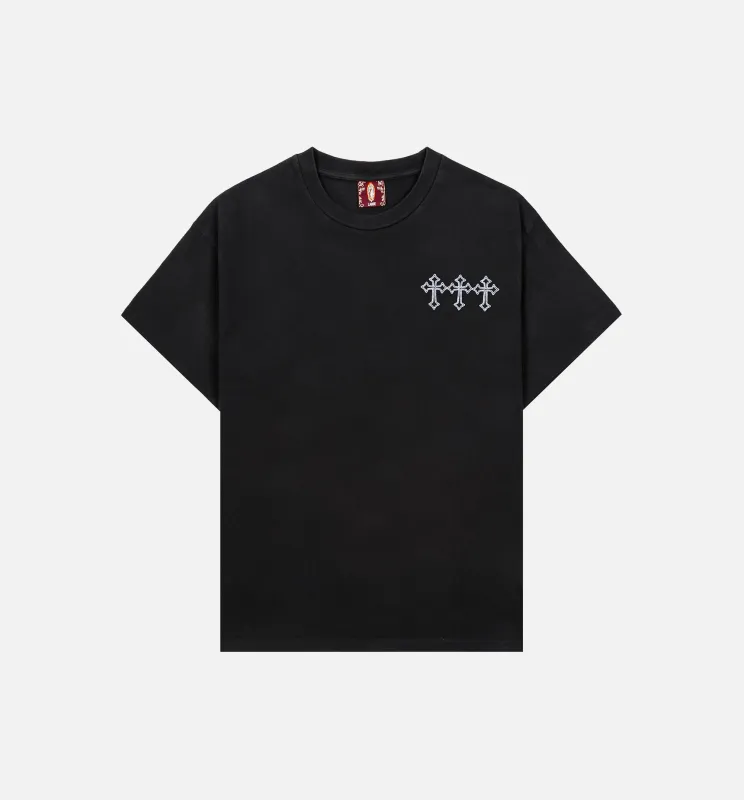 The Saint Mens Short Sleeve Shirt - Grey/White made by Nice Kicks Retail