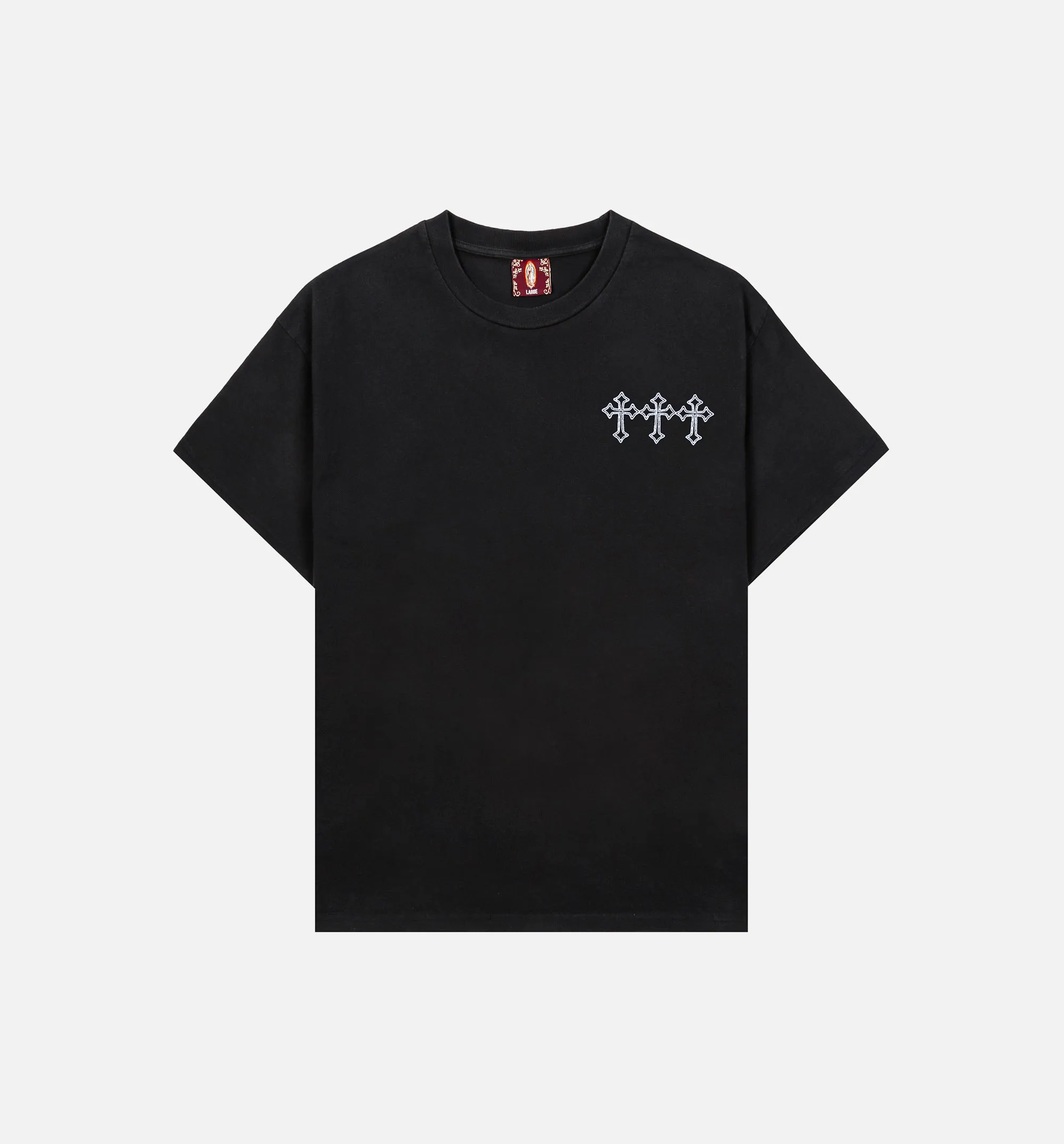 The Saint Mens Short Sleeve Shirt - Grey/White sold by Nice Kicks Retail