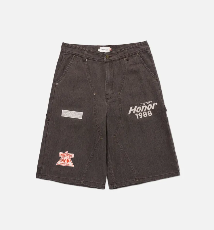 Twill Carpenter Mens Shorts - Black sold by Nice Kicks Retail