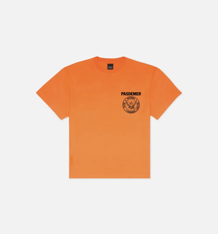 Fishing Club Mens Short Sleeve Shirt - Orange made by Nice Kicks Retail