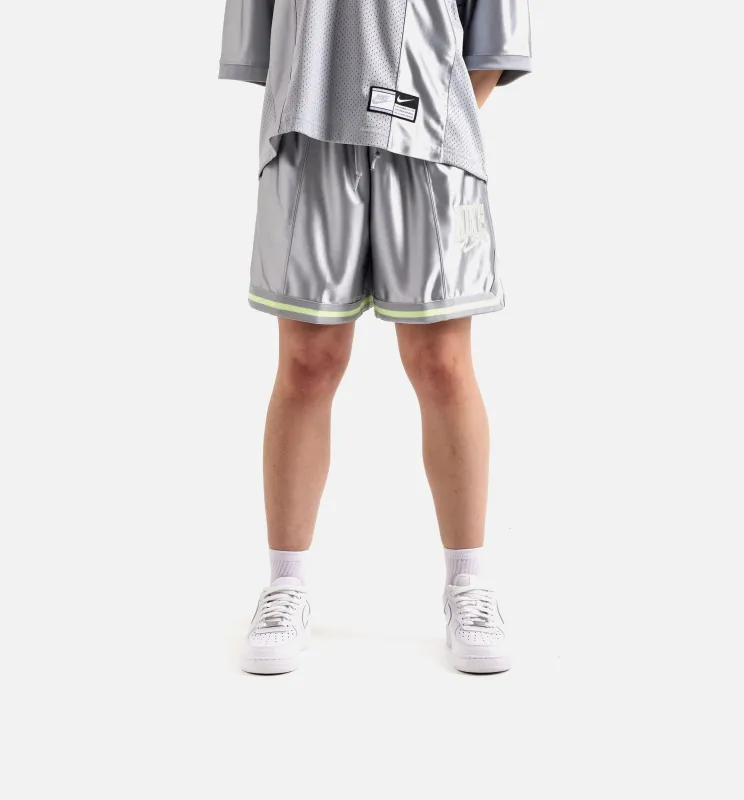 Loose 6" Mid Rise Graphic Satin Womens Short - Light Smoke Grey/Barely sold by Nice Kicks Retail