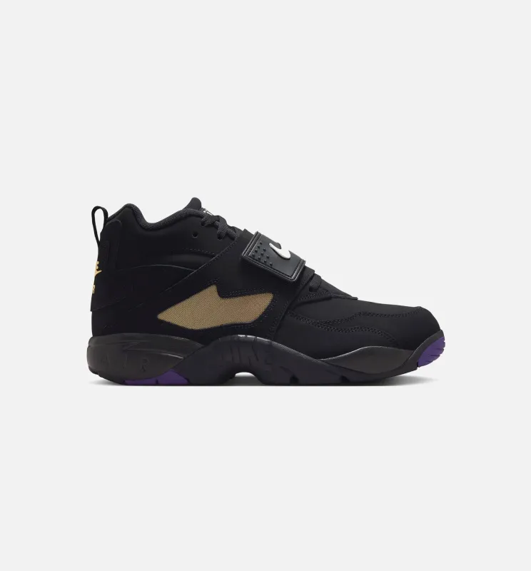 Air Diamond Turf Mens Lifestyle Shoe - Black/White/Club Purple/Metallic Gold sold by Nice Kicks Retail