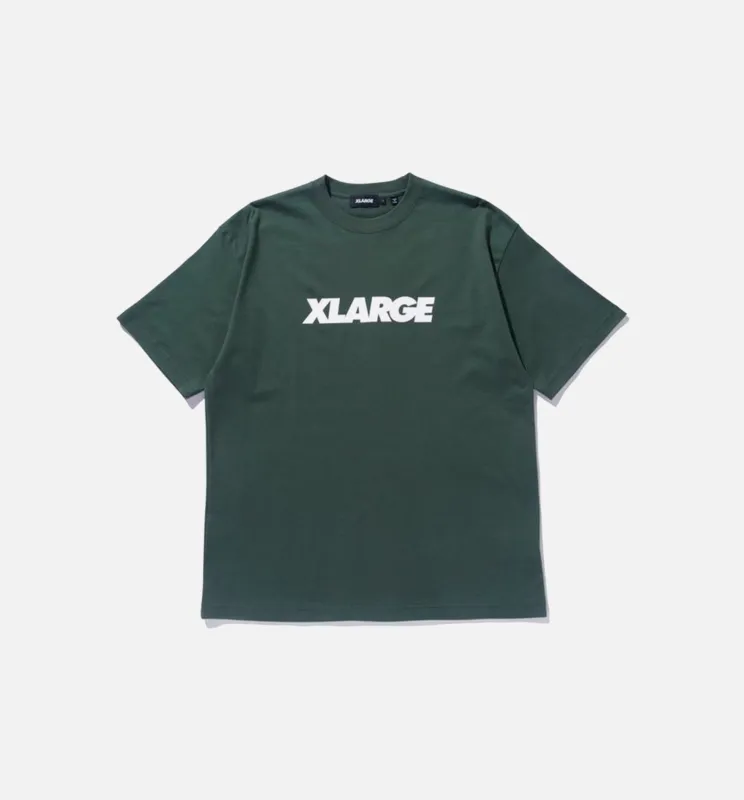 Standard Logo Mens Short Sleeve Shirt - Green made by Nice Kicks Retail