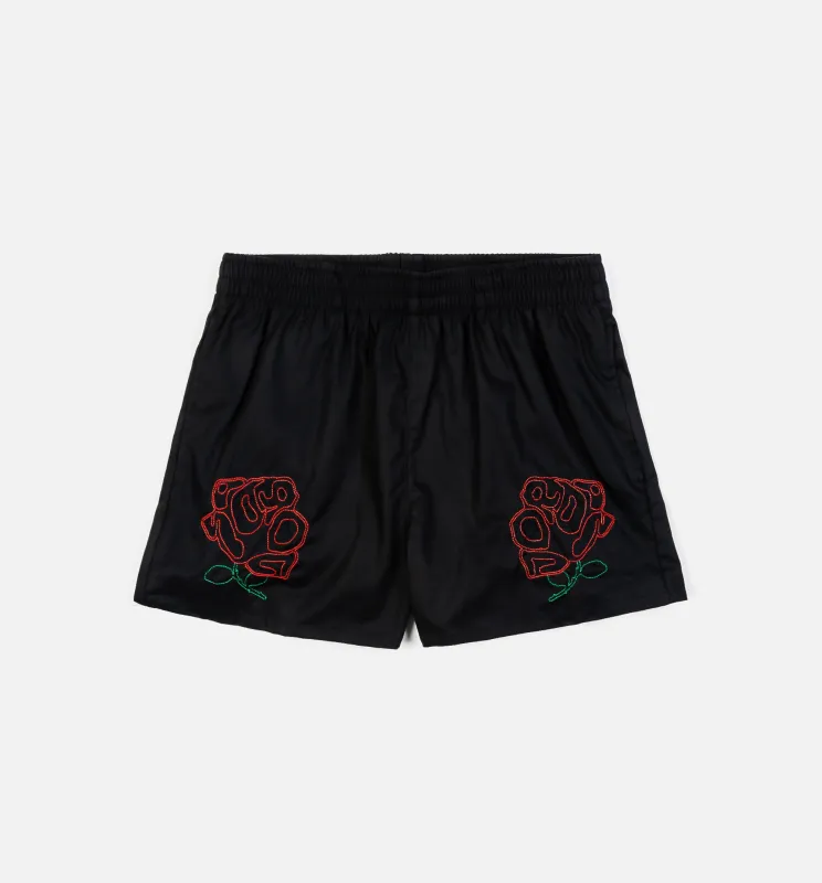 Roses Woven Womens Short - Red/Black sold by Nice Kicks Retail