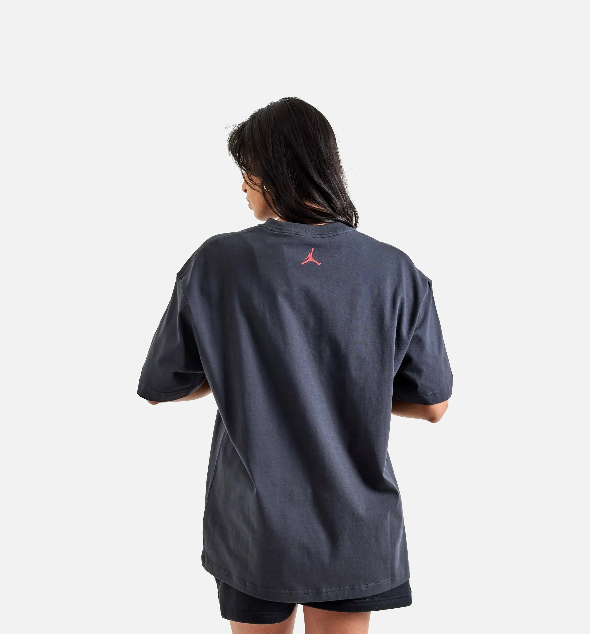 Oversized Graphic Tee Womens Short Sleeve Shirt - Black sold by Nice Kicks Retail product image thumbnail 2