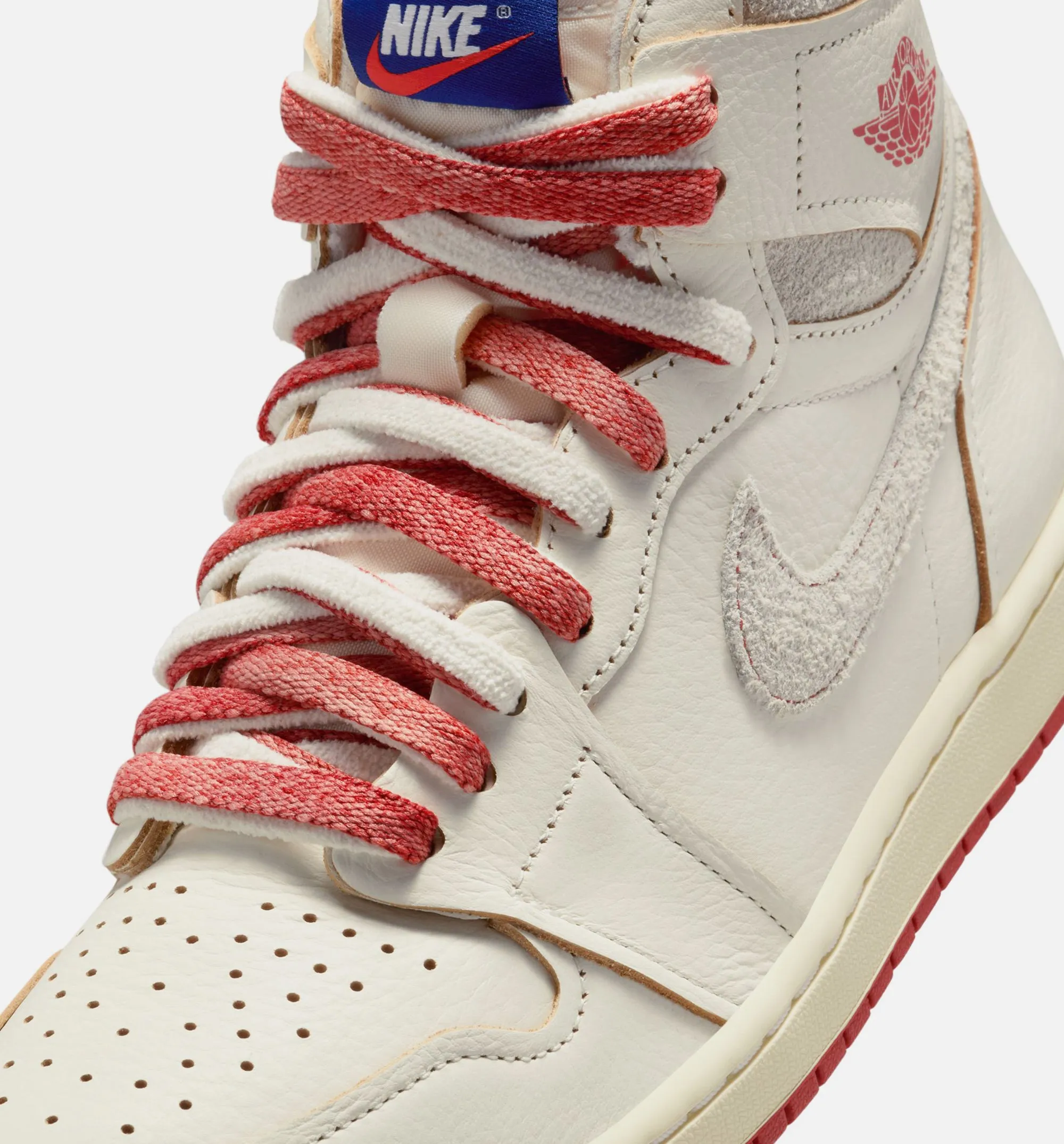 Air Jordan 1 High OG Rare Air Cinnabar Womens Lifestyle Shoe - Sail/Cinnabar/Light Bone sold by Nice Kicks Retail product image thumbnail 3