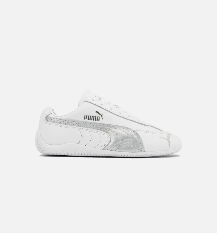 Speedcat Leather Womens Lifestyle Shoe - White/Silver made by Puma