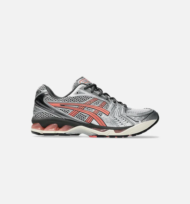 Gel Kayano 14 Mens Lifestyle Shoe - White/Papaya made by Asics