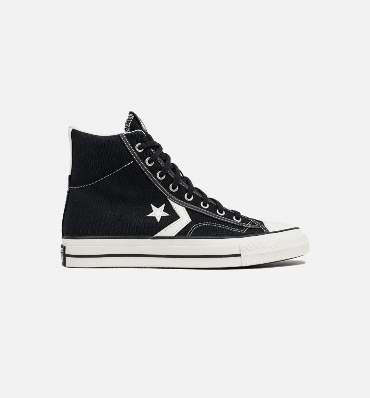 Star Player 76 High Top Mens Lifestyle Shoe - Black/Vintage White sold by Nice Kicks Retail