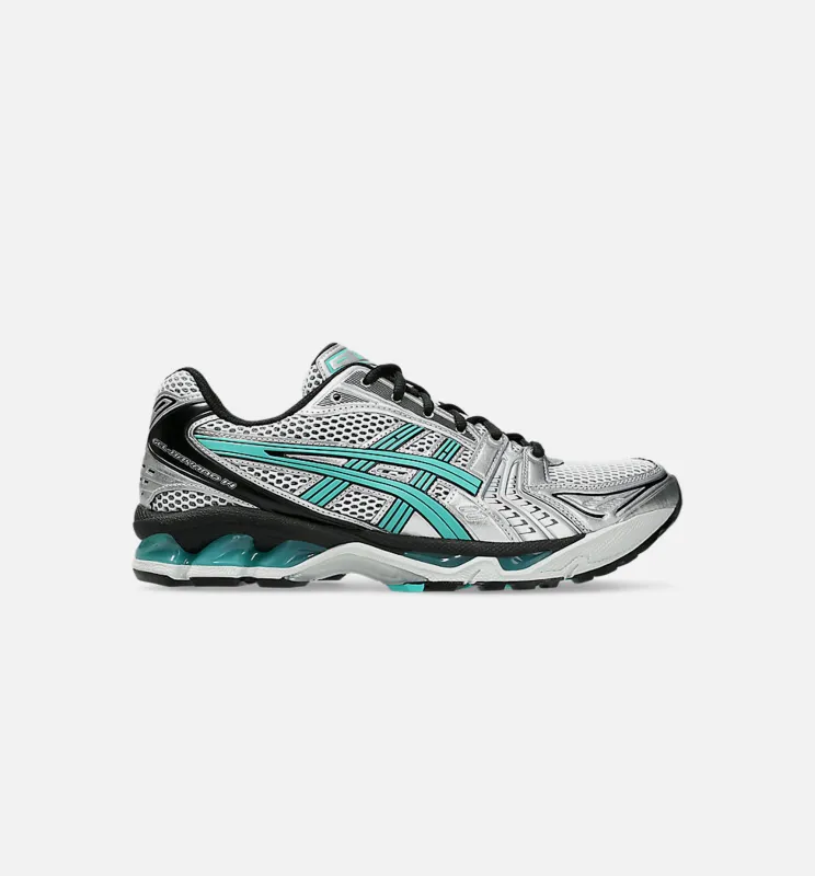 Gel Kayano 14 Mens Lifestyle Shoe - Aqua Blue/Metallic Silver made by Asics