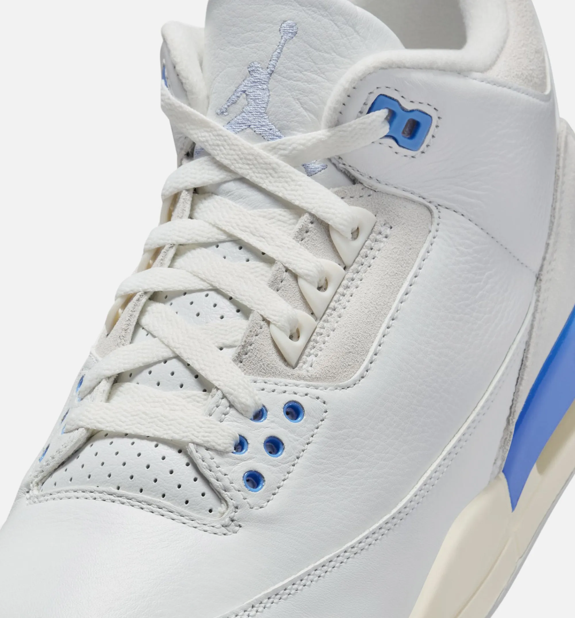 Air Jordan 3 Retro Lucky Shorts Mens Lifestyle Shoe - Summit White/Hydrogen Blue/Legend Blue sold by Nice Kicks Retail product image thumbnail 2