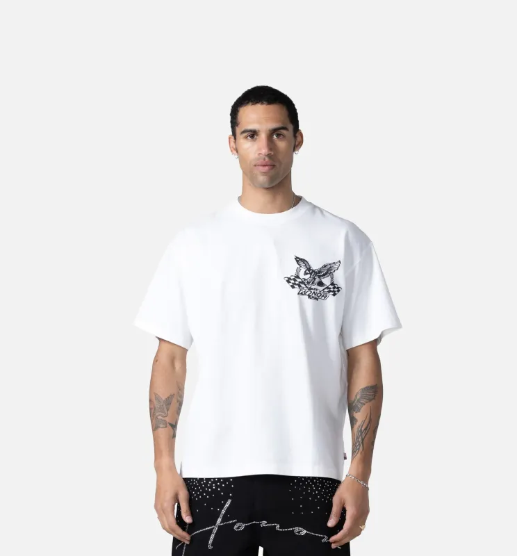 Vintage Oil Mens Short Sleeve Shirt - White sold by Nice Kicks Retail