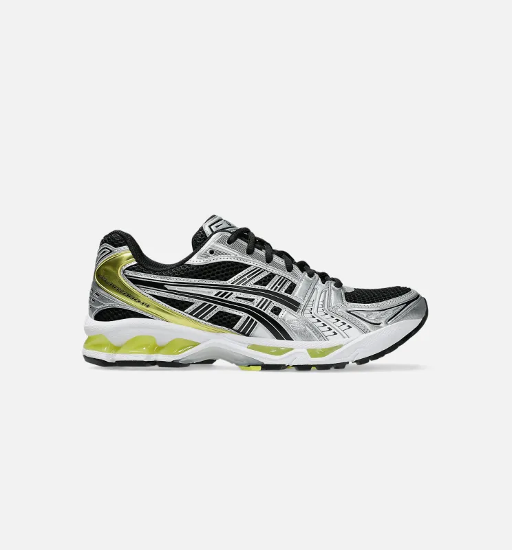 Gel Kayano 14 Mens Lifestyle Shoe - Black/Lemon/Silver sold by Nice Kicks Retail