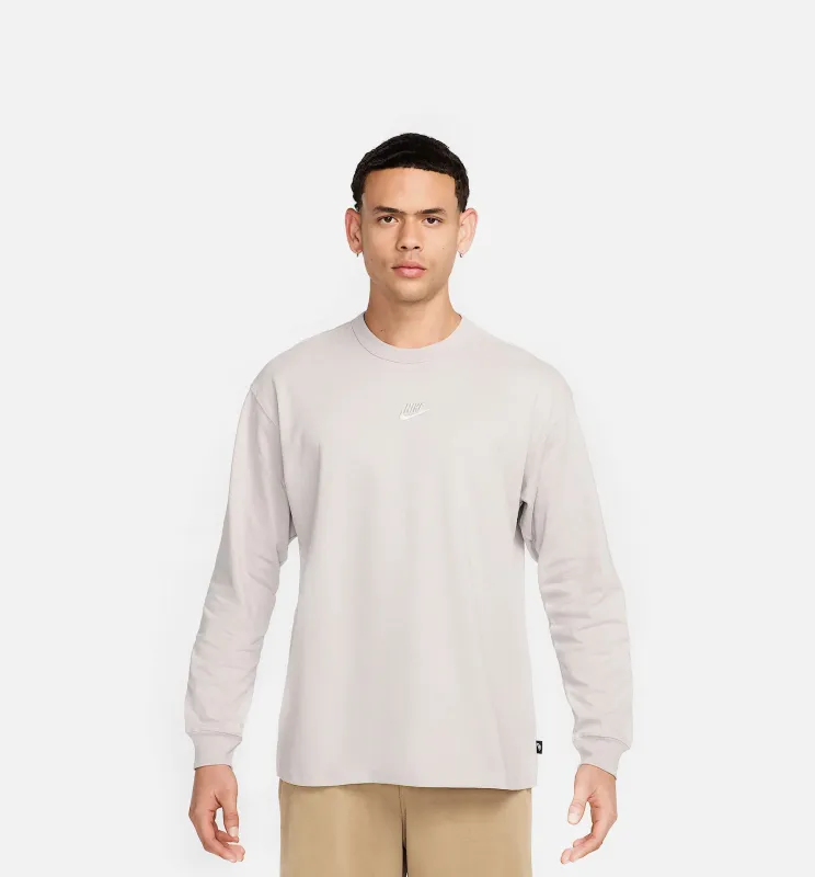 NSW Premium Essential Mens Long Sleeve Shirt - Beige/Beige sold by Nice Kicks Retail