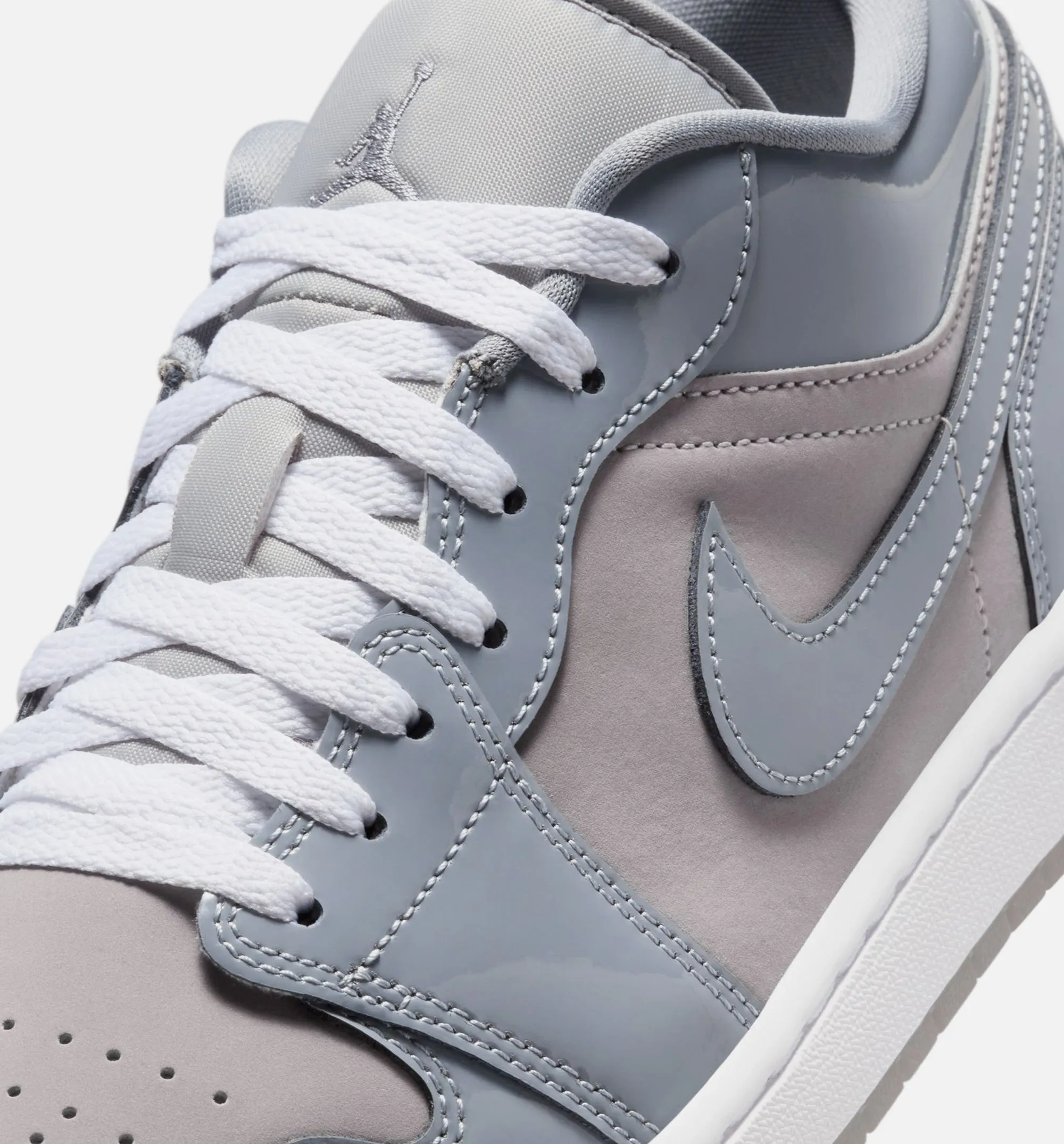 Air Jordan 1 Low Cool Grey Mens Lifestyle Shoe - Medium Grey/White/Cool Grey sold by Nice Kicks Retail product image thumbnail 2