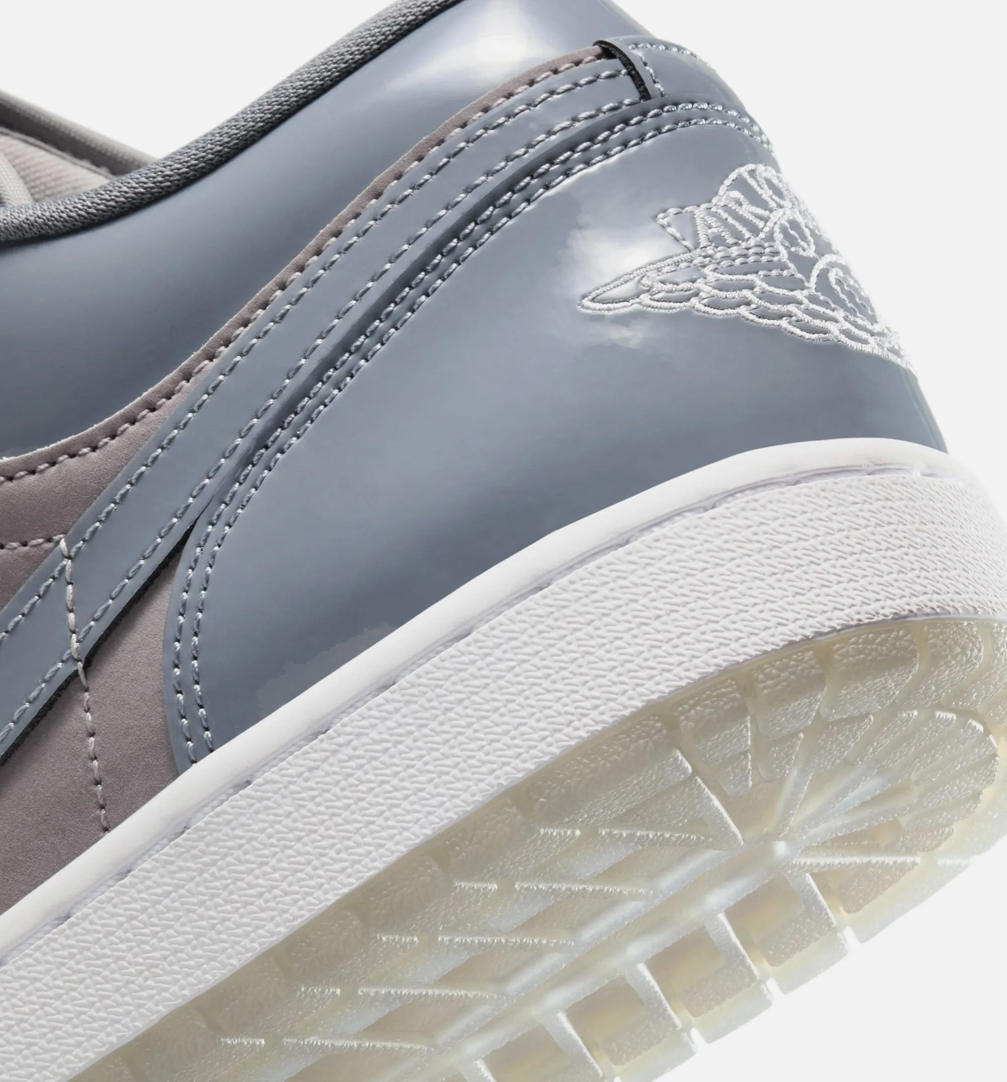 Air Jordan 1 Low Cool Grey Mens Lifestyle Shoe - Medium Grey/White/Cool Grey sold by Nice Kicks Retail product image thumbnail 3