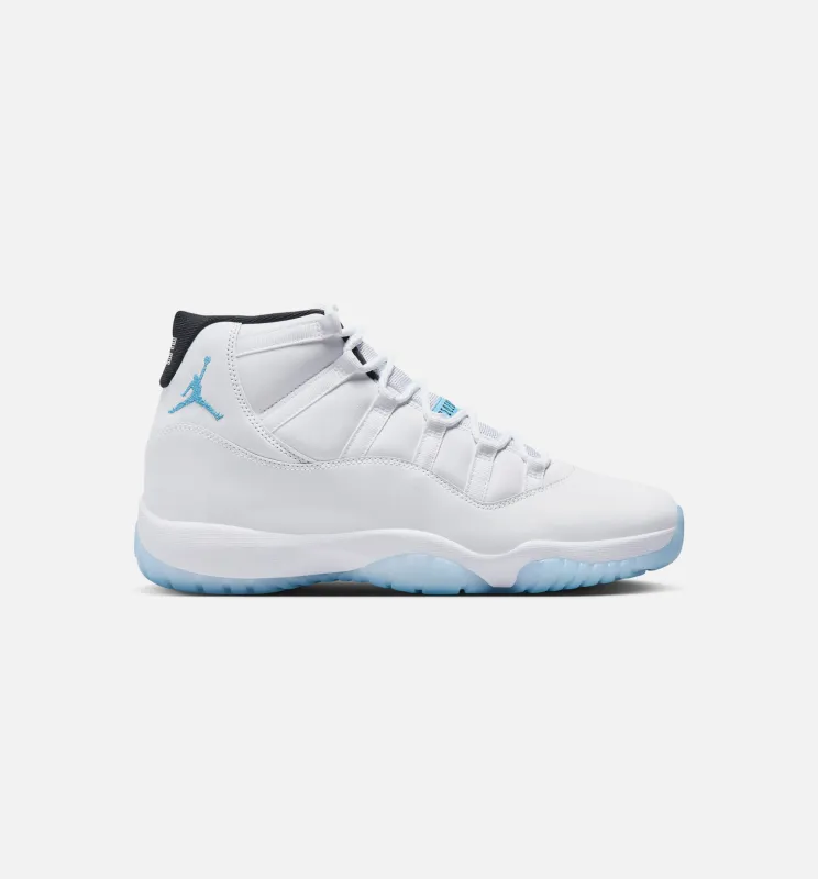 Air Jordan 11 Retro Legend Blue Mens Lifestyle Shoe - White/Legend Blue/Black Free Shipping sold by Nice Kicks Retail