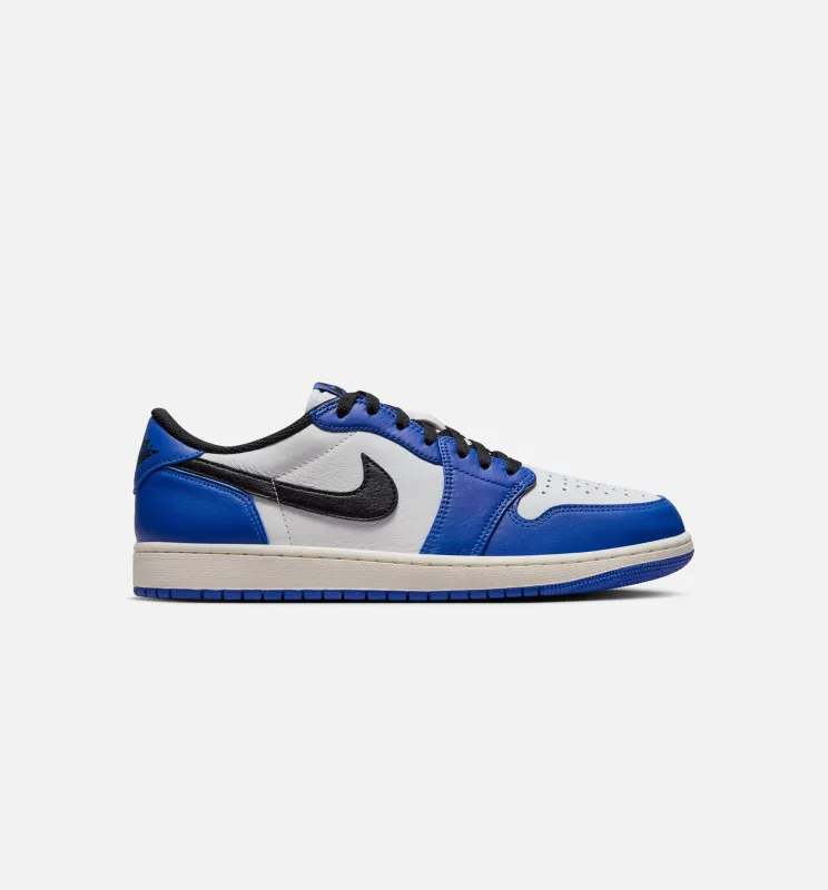 Air Jordan 1 Low Game Royal Mens Lifestyle Shoe - White/Game Royal/Sail/Black sold by Nice Kicks Retail