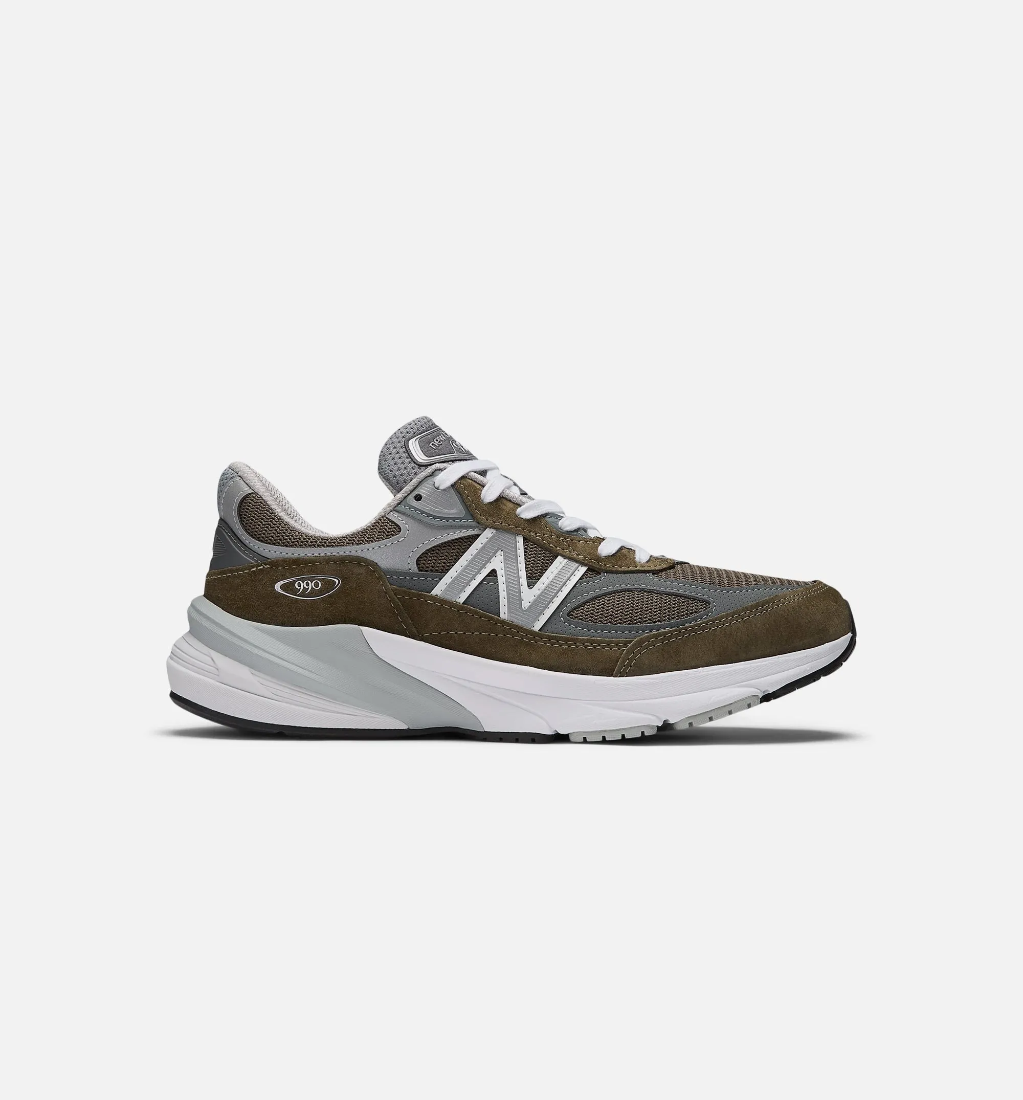 990 V6 Made In Usa Olive Mens Lifestyle Shoe - Olive/Grey sold by Nice Kicks Retail
