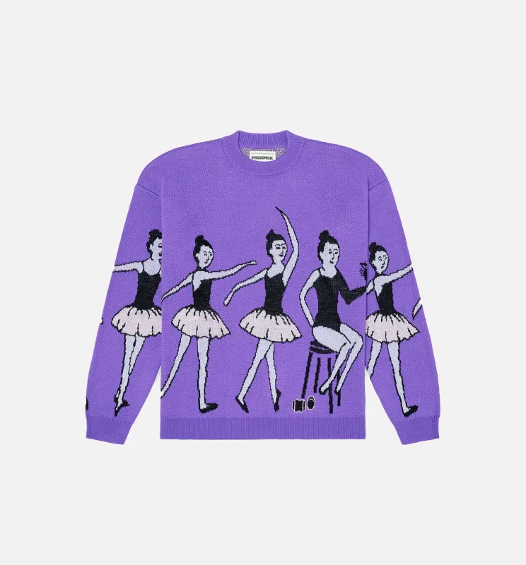 Ballet Jumper Mens Crewneck - Purple made by Nice Kicks Retail