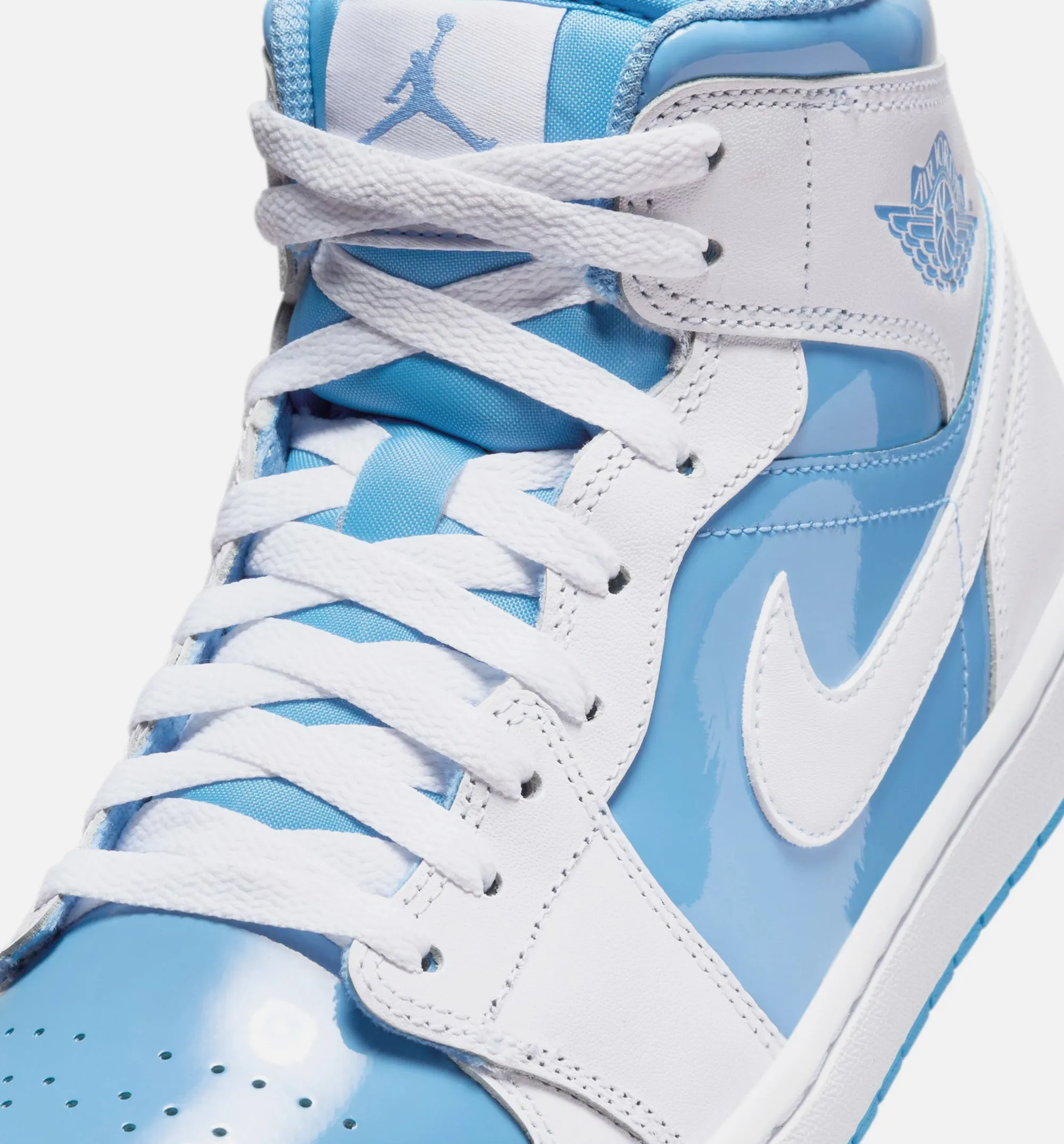 Air Jordan 1 Retro Mid Legend Blue Mens Lifestyle Shoe - Legend Blue/White sold by Nice Kicks Retail product image thumbnail 2