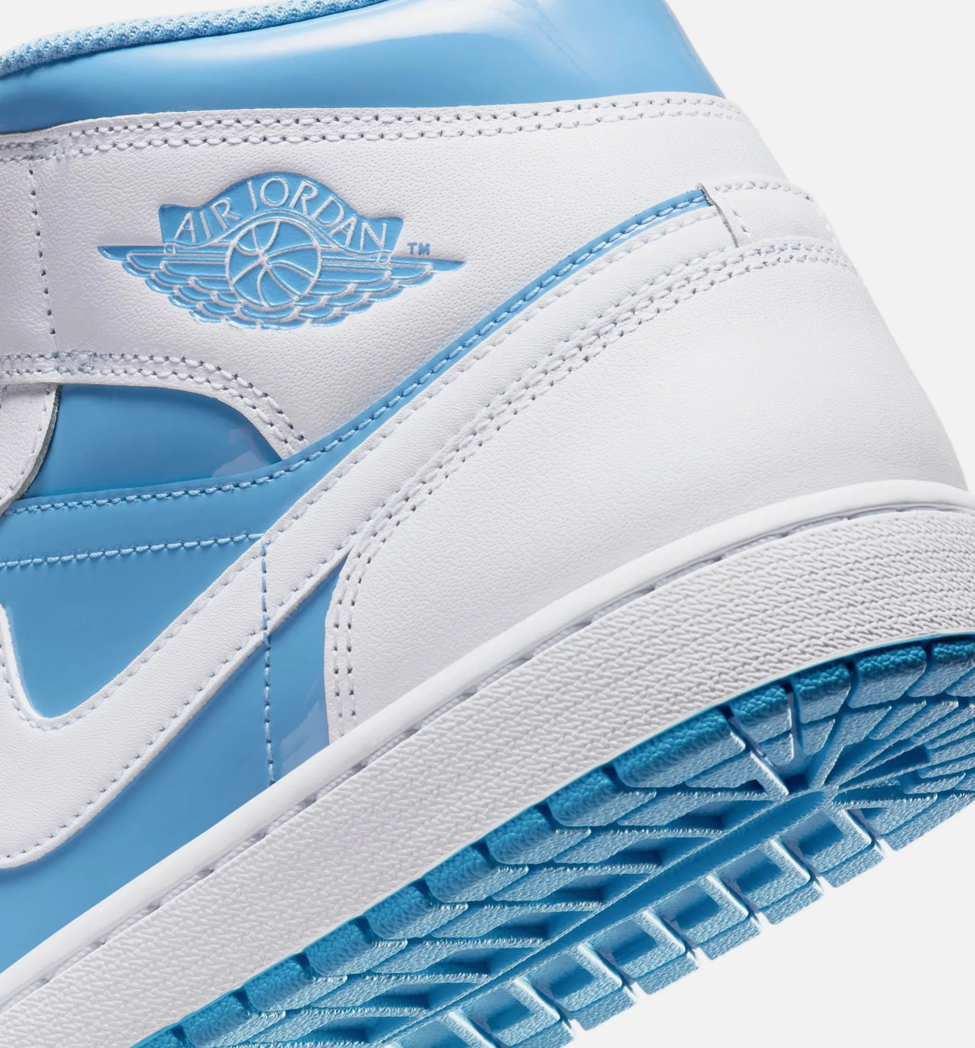 Air Jordan 1 Retro Mid Legend Blue Mens Lifestyle Shoe - Legend Blue/White sold by Nice Kicks Retail product image thumbnail 3