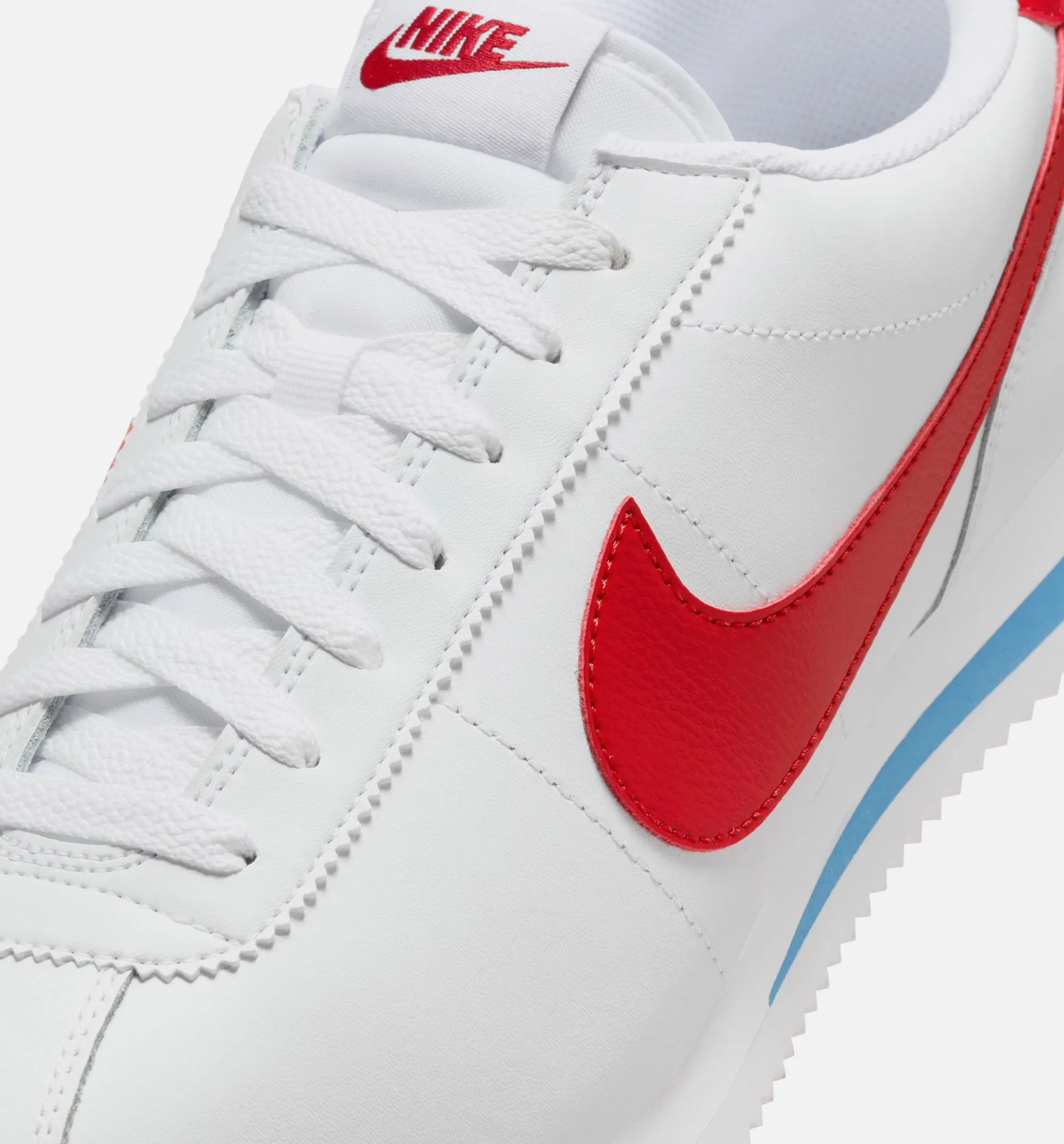 Cortez Forrest Gump Mens Lifestyle Shoe - White/Varsity Blue/Varsity Red sold by Nice Kicks Retail product image thumbnail 2